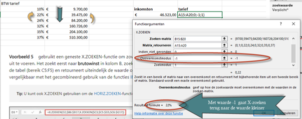 X.Zoeken in Excel biedt meer flexibiliteit dan Verticaal Zoeken